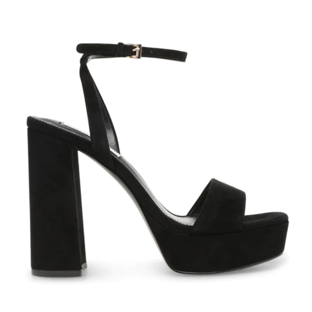 Steve Madden Lessa Black Suede